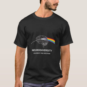 Autismus Neurovielfalt Spektrumanalyse Adhd Rainbo T-Shirt
