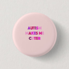 Autismus-niedlicher Knopf Button