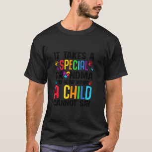 Autismus nimmt ein besonderes Oma, um zu hören, wa T-Shirt