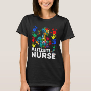 Autismus Nurse navigiert Autismus und entstellt Au T-Shirt