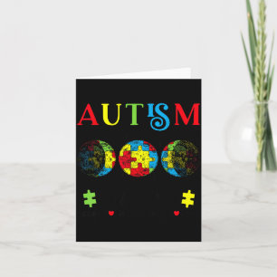 Autismus-Oma-Bewusstseinsmonat Tag Akzeptieren Karte