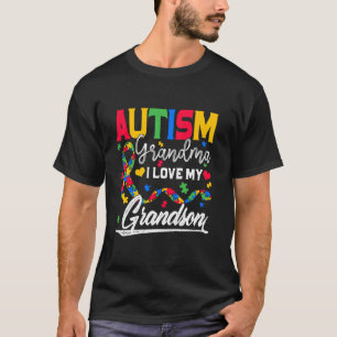 Autismus Oma Ich Liebe Meinen Enkel Autismus-Bewus T-Shirt