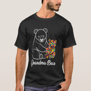 Autismus Oma Nana Autistische Kinder Schützende Om T-Shirt