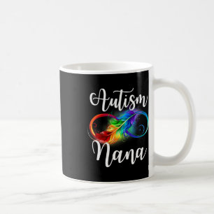 Autismus Oma Neurodiversität Regenbogen Unendlichk Kaffeetasse