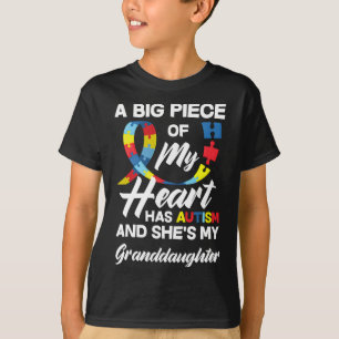 Autismus Oma Opa autistische Enkelin Auti T-Shirt