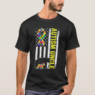 Autismus Onkel Lieblings Best Onkel Autismus Bewus T-Shirt