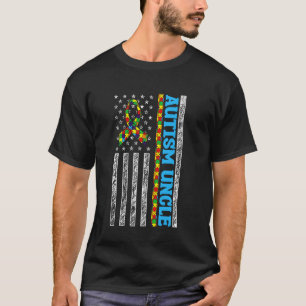 Autismus Onkel Puzzle Band Unterstützung Familien T-Shirt