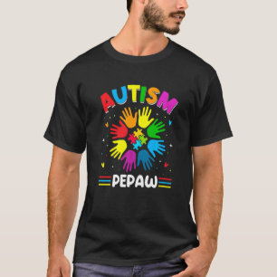 Autismus Opa Liebe Autismus-Bewusstsein Familie Pa T-Shirt