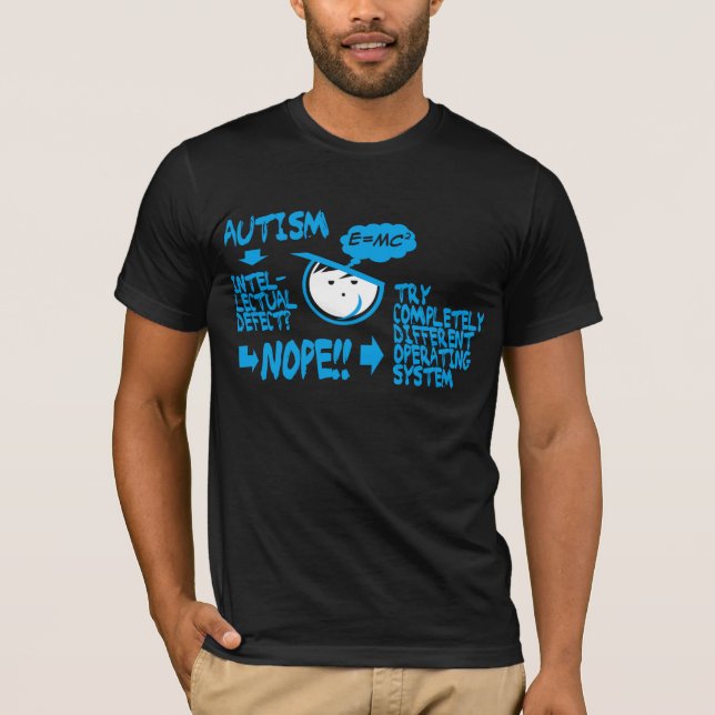 Autismus OS T-Shirt (Vorderseite)