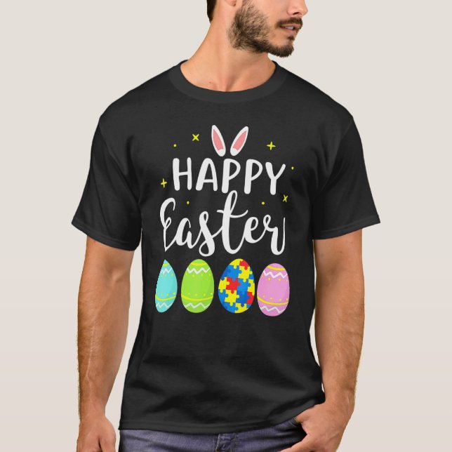 Autismus-Oster-Ei T-Shirt (Vorderseite)