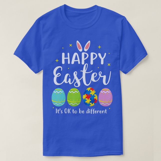 Autismus Ostereier Bunny Puzzle Bewusstsein Kinder T-Shirt (Design vorne)