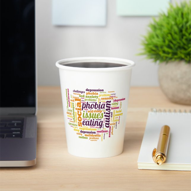 Autismus-Papier-Cup Pappbecher (InSitu)