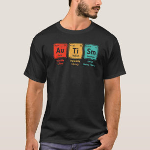 Autismus Periodische Tabellenelemente Rechtschreib T-Shirt