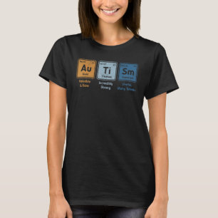 Autismus Periodische Tabellenelemente Rechtschreib T-Shirt