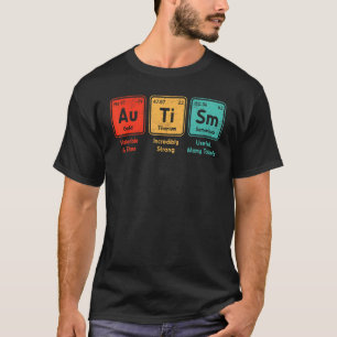 Autismus Periodische Tabellenelemente Rechtschreib T-Shirt