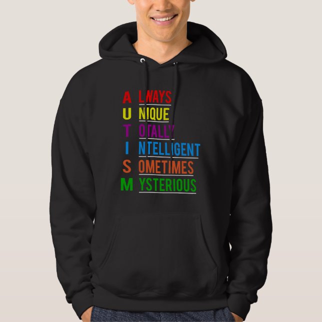Autismus Phantastisch einzigartig Hoodie (Vorderseite)