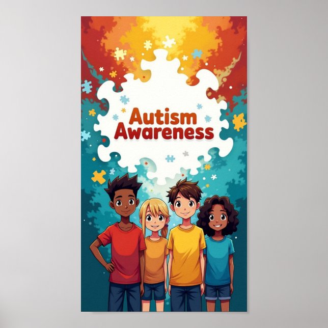Autismus Poster (Vorne)