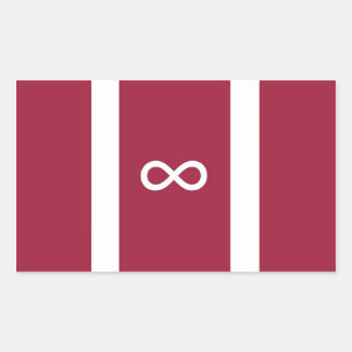 Autismus-Pride-Flag Rechteckiger Aufkleber