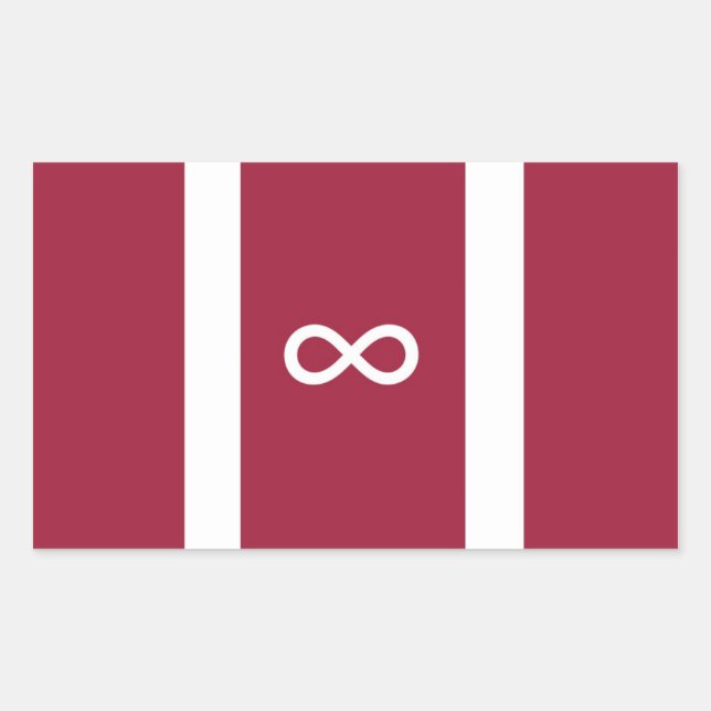 Autismus-Pride-Flag Rechteckiger Aufkleber (Vorderseite)