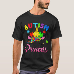 Autismus Prinzessin Unicorn Autismus Bewusstsein K T-Shirt