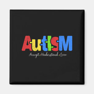 Autismus Puzzle akzeptieren Liebe Autismus Awaren Magnet