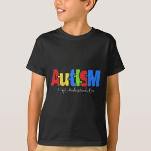 Autismus Puzzle akzeptieren Liebe Autismus Awaren T-Shirt