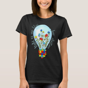 Autismus-Puzzle-Band Zünde es Blau Für Autismus A T-Shirt