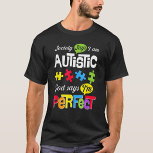 Autismus-Puzzle-Gesellschaft sagt, ich bin autisti T-Shirt