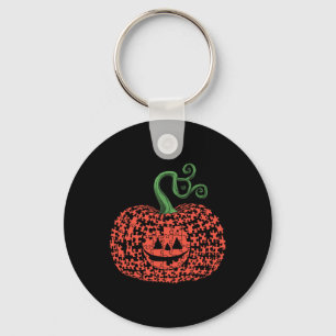 Autismus-Puzzle-Kürbis-Halloween-Autismus-Männer-F Schlüsselanhänger