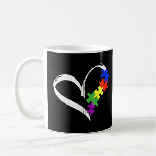 Autismus Puzzle Liebe Autismus Bewusstsein Grafik  Kaffeetasse