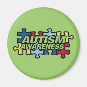 Autismus Puzzle Magnet