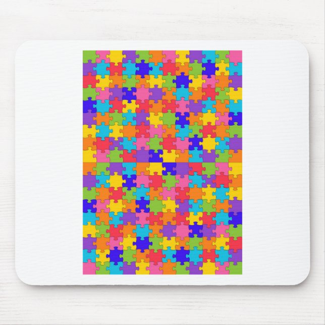 Autismus-Puzzle Mousepad (Vorne)