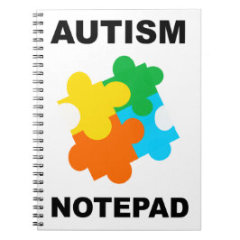 Autismus Puzzle Piece-Notebook Notizblock