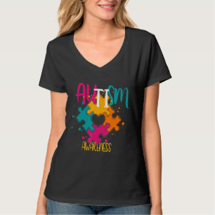 Autismus Puzzle Pieces Autismus Day Family T-Shirt