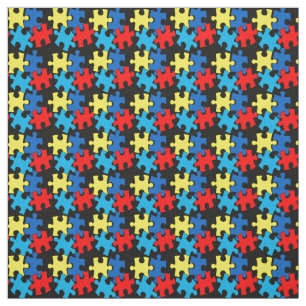 Autismus Puzzle Pieces - Klein Stoff