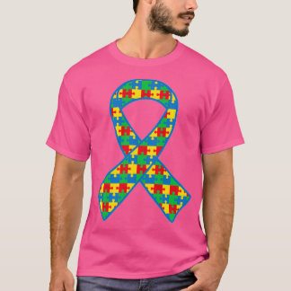 Autismus Puzzle Ribbon Autismus T-Shirt