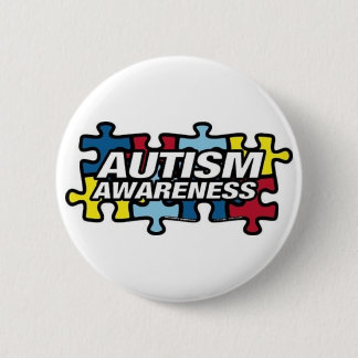 Autismus-Puzzlespielmagnet Button