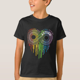 Autismus Rainbow Infinity Symbol Asse Awareness T-Shirt