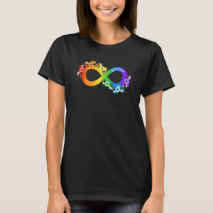 Autismus Rainbow Infinity Symbol Autismus Kinderau T-Shirt