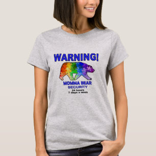 Autismus-Regenbogen-Puzzlespiel Momma Bär T-Shirt