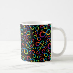 Autismus-Regenbogen-Unendlichkeit Neurodiversity Kaffeetasse