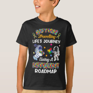 Autismus Reist Lebensreise Astronaut Autismus T-Shirt