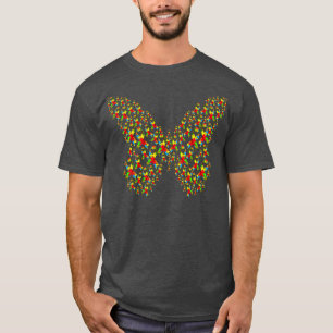 Autismus Ribbon Herz Butterfly T-Shirt