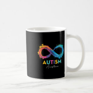Autismus Rot statt Unendlichkeit Symbol Autistisch Kaffeetasse