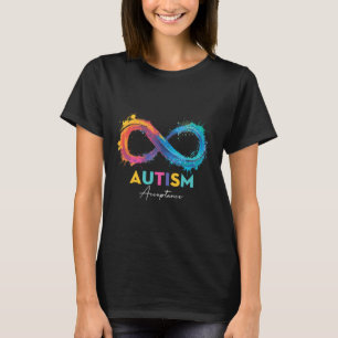 Autismus Rot Statt Unendlichkeitssymbol Autistisch T-Shirt