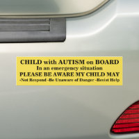 Autismus Safety Autoaufkleber