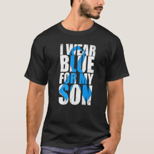 Autismus-Schleife Ich trage Blau für meinen Sohn A T-Shirt