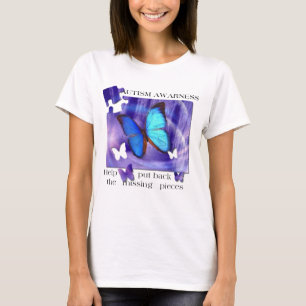 Autismus-Schmetterlings-Puzzlespiel T-Shirt