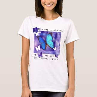 Autismus-Schmetterlings-Puzzlespiel T-Shirt