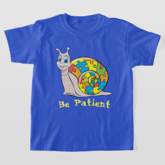 Autismus Schnecke - bearbeitbare Beschriftung T-Shirt